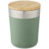Gobelet Lagan de 330 ml en acier inoxydable avec isolation par le vide et couche de cuivre, avec couvercle en bambou