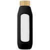 Bouteille Tidan de 600 ml en verre borosilicate avec grip en silicone