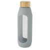 Bouteille Tidan de 600 ml en verre borosilicate avec grip en silicone