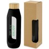 Bouteille Tidan de 600 ml en verre borosilicate avec grip en silicone