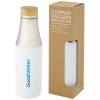 Bouteille Hulan de 540 ml en acier inoxydable avec  cuivre et isolation par le vide avec couvercle en bambou