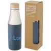 Bouteille Hulan de 540 ml en acier inoxydable avec  cuivre et isolation par le vide avec couvercle en bambou