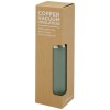 Bouteille Hulan de 540 ml en acier inoxydable avec  cuivre et isolation par le vide avec couvercle en bambou