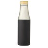 Bouteille Hulan de 540 ml en acier inoxydable avec  cuivre et isolation par le vide avec couvercle en bambou