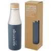 Bouteille Hulan de 540 ml en acier inoxydable avec  cuivre et isolation par le vide avec couvercle en bambou