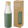 Bouteille Hulan de 540 ml en acier inoxydable avec  cuivre et isolation par le vide avec couvercle en bambou