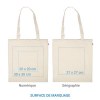 Cabas coton GASPARD 250 BIO - Bleu Marine
