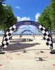 Arche publicitaire 380 x 240 cm