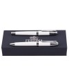 Parure Classicals Chrome Blanc (stylo bille & stylo plume)