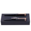 Parure Prestige Rose Doré Marine (stylo bille & stylo roller)