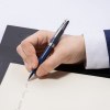 Stylo bille Classicals Chrome Bleu