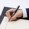 Stylo roller Prestige Chrome Noir
