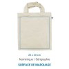 Petit sac coton LUCAS 250 BIO - Bleu Marine