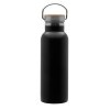 Bouteille isotherme 'Arima', noire, bouchon bambou, 500ml