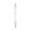 HARLAN. Stylo en rPET avec bouton coloré