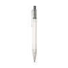 HARLAN. Stylo en rPET avec bouton coloré