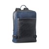 DIVERGENT BACKPACK I. Sac à dos pour ordinateur portable jusqu'à 15.6" en denim et PU