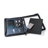 EMERGE FOLDER. Porte documents A4 en 300D 100% rPET avec fermeture éclair