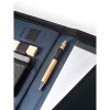EMERGE FOLDER. Porte documents A4 en 300D 100% rPET avec fermeture éclair