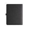 EMERGE A5 FOLDER. Porte documents A5 en 300D 100% rPET avec chargeur sans fil