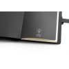 EMERGE A5 FOLDER. Porte documents A5 en 300D 100% rPET avec chargeur sans fil
