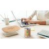 LYCKA. Tasse 350mL en bambou et acier inox