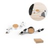 RUBINS. Câble USB rétractable 6 en 1 en ABS et bambou