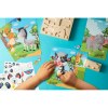 MADAGASCAR. Jeu d'autocollants avec six feuilles