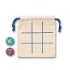 CROSSES. Jeu du morpion classique avec 10 pièces en contreplaqué