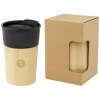 Tasse Pereira de 320 ml en porcelaine avec paroi extérieure en bambou
