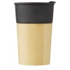 Tasse Pereira de 320 ml en porcelaine avec paroi extérieure en bambou