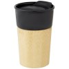 Tasse Pereira de 320 ml en porcelaine avec paroi extérieure en bambou