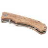 Couteau de poche en bois Dave avec clip de ceinture
