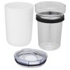 Gobelet en verre Bello de 420 ml avec paroi extérieure en plastique recyclé