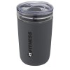 Gobelet en verre Bello de 420 ml avec paroi extérieure en plastique recyclé