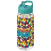 Bouteille de sport H2O Active® Octave Tritan™ de 600 ml avec couvercle à bec verseur