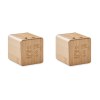 AUDIO SET - 2 haut parleurs sans fil bambou