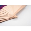 BOWFAN - Eventail en bois arc-en-ciel