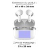 KENDO - ÉCOUTEURS PREMIUM SANS FIL BLUETOOTH BLANC