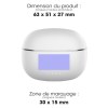 MEIYO - ECOUTEURS PREMIUM A REDUCTION DE BRUIT ANC SANS FIL BLUETOOTH BLANC