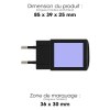 SOKETTO - CHARGEUR SECTEUR TURBO 2USB 2.4A - NOIR