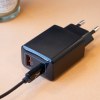 KAKUSHIN - PRISE SECTEUR GAN 20W USB TYPE-C PD + USB-A QC3.0 - NOIR