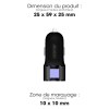 TABO - TURBO CAC 2USB CHARGE RAPIDE NOIR