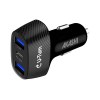 KURUMA - TURBO CHARGEUR ALLUME-CIGARE 50W 2X USB-C + 2X USB-A 3.4A
