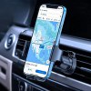 YUDOSHA - SUPPORT VOITURE AVEC CHARGE RAPIDE SANS FIL 15W ET 2 SYSTÈMES DE FIXATION