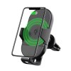 YUDOSHA - SUPPORT VOITURE AVEC CHARGE RAPIDE SANS FIL 15W ET 2 SYSTÈMES DE FIXATION