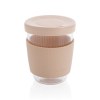 Verre 360ml avec couvercle et manchon en silicone Ukiyo