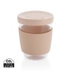 Verre 360ml avec couvercle et manchon en silicone Ukiyo
