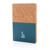 Carnet A5 à couverture en kraft et en liège