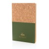 Carnet A5 à couverture en kraft et en liège